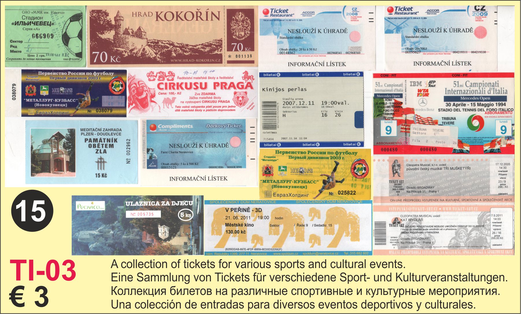 Tickets Sport & Culture